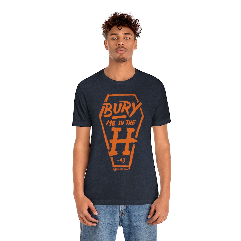 Bury Me In The H (Coffin Variant) Unisex Jersey Short-Sleeve Tee