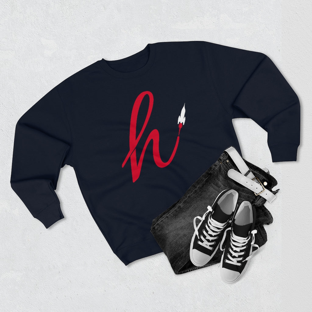 Red H Rocket Premium Crewneck Sweatshirt