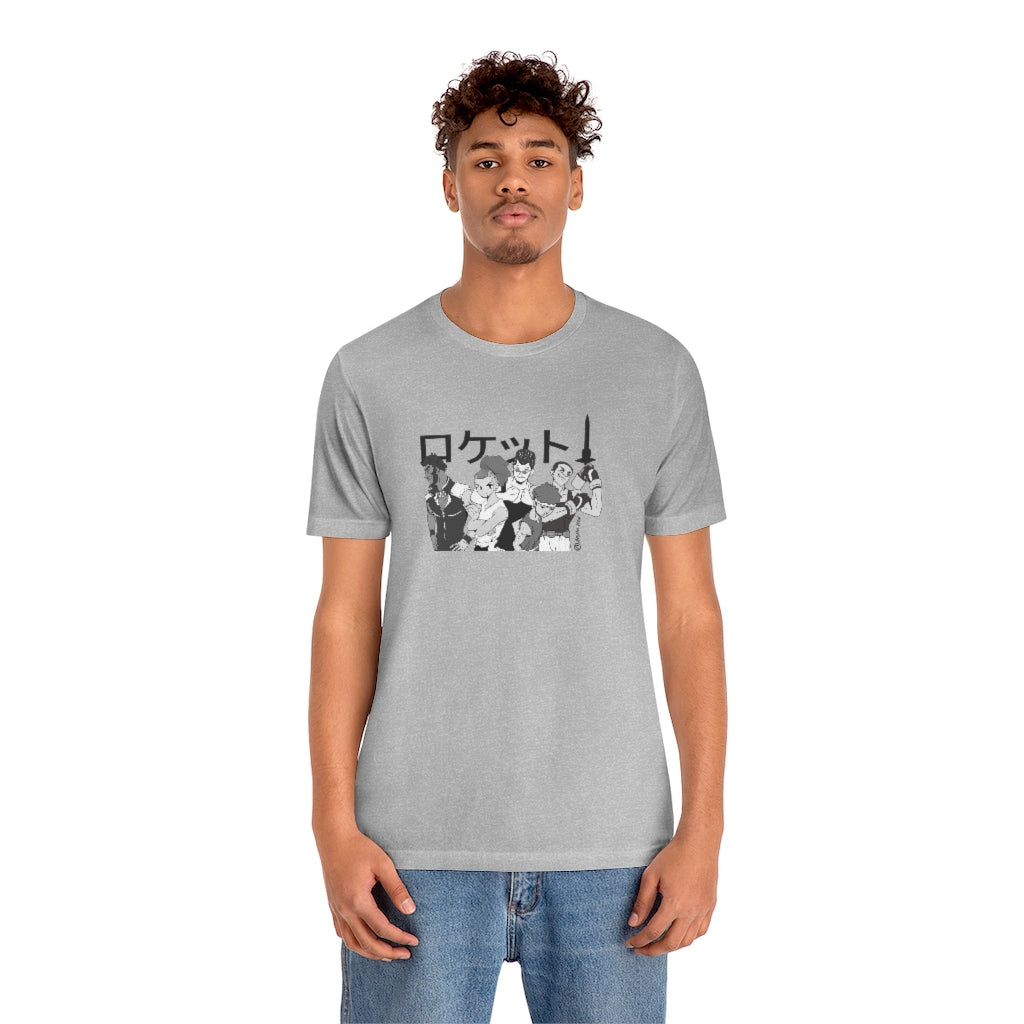 Rokketo Anime Unisex Jersey Tee