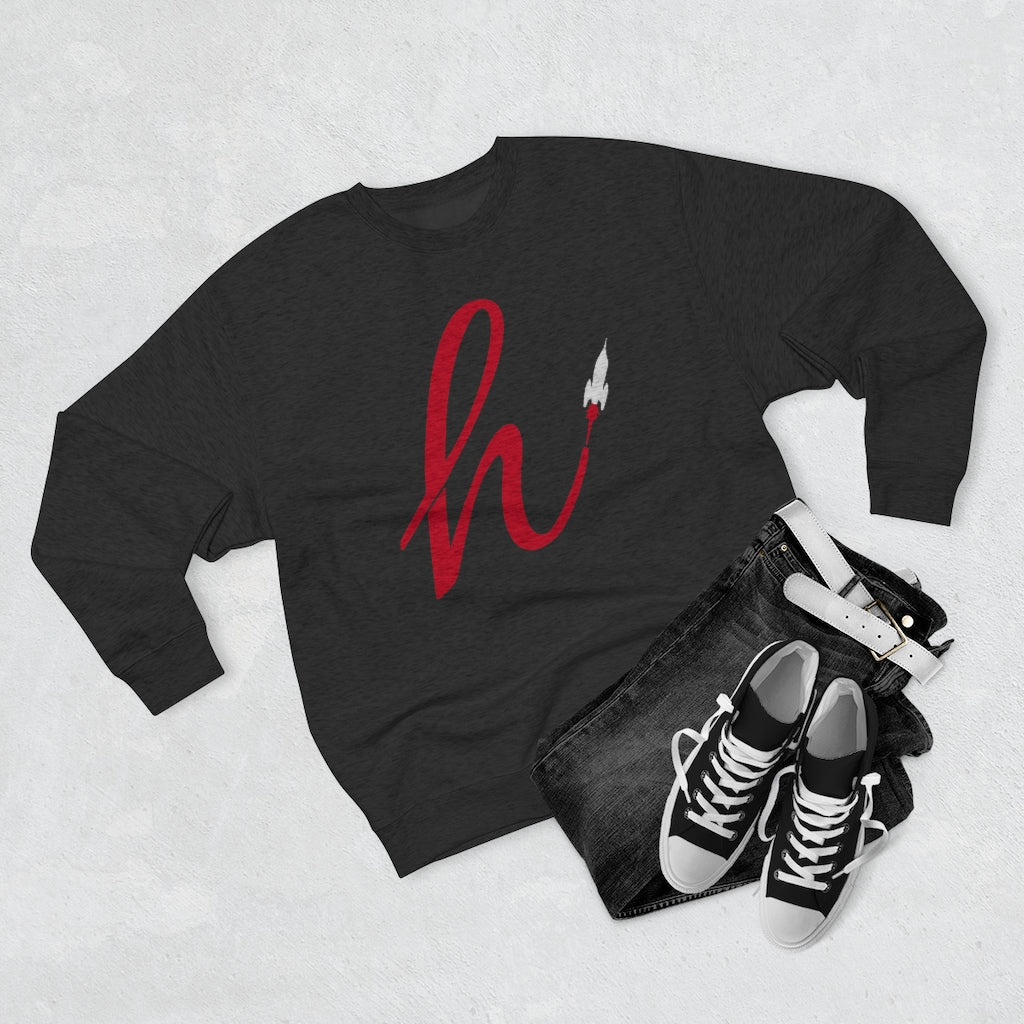 Red H Rocket Premium Crewneck Sweatshirt