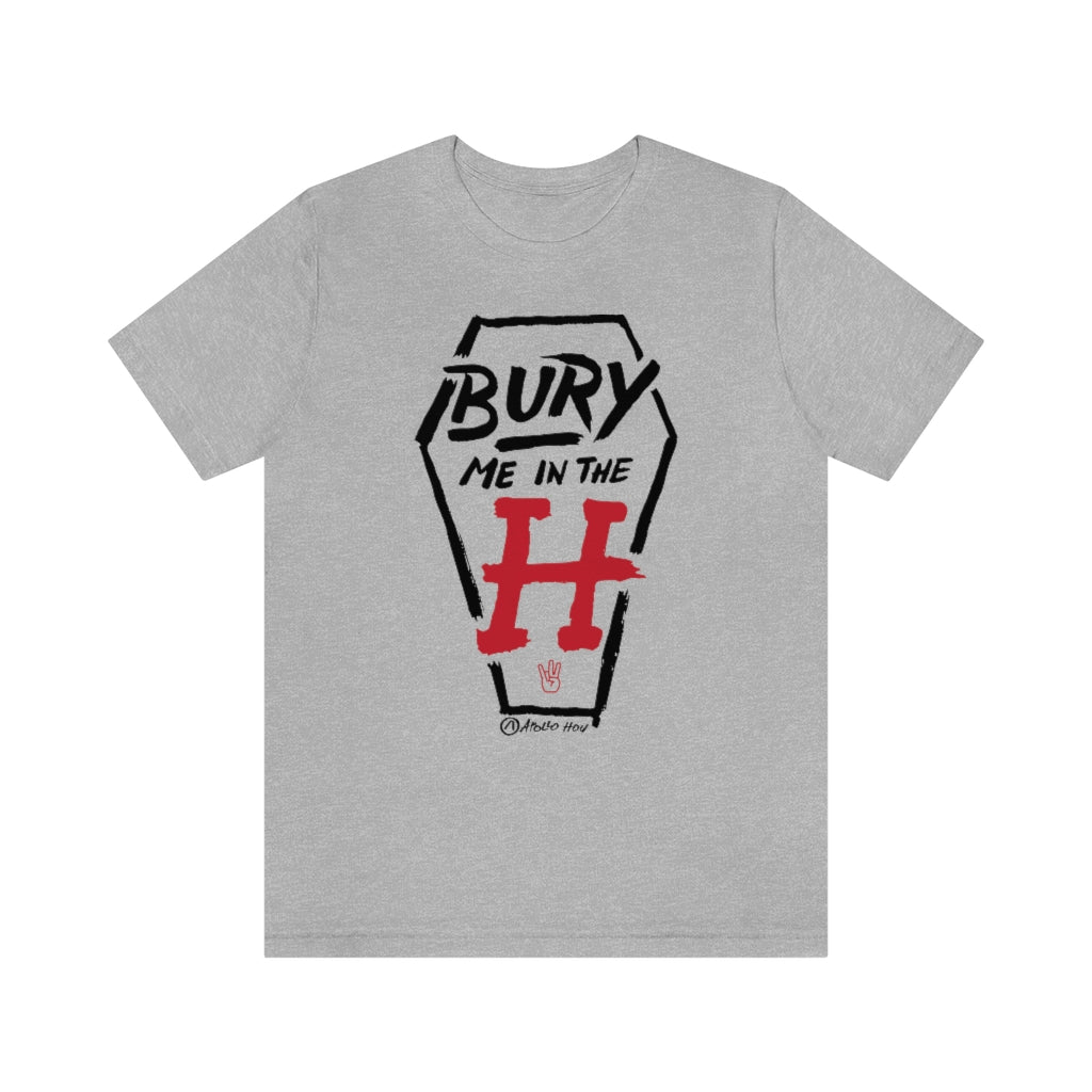 Bury Me In The H (UH Variant) Unisex Jersey Short-Sleeve Tee
