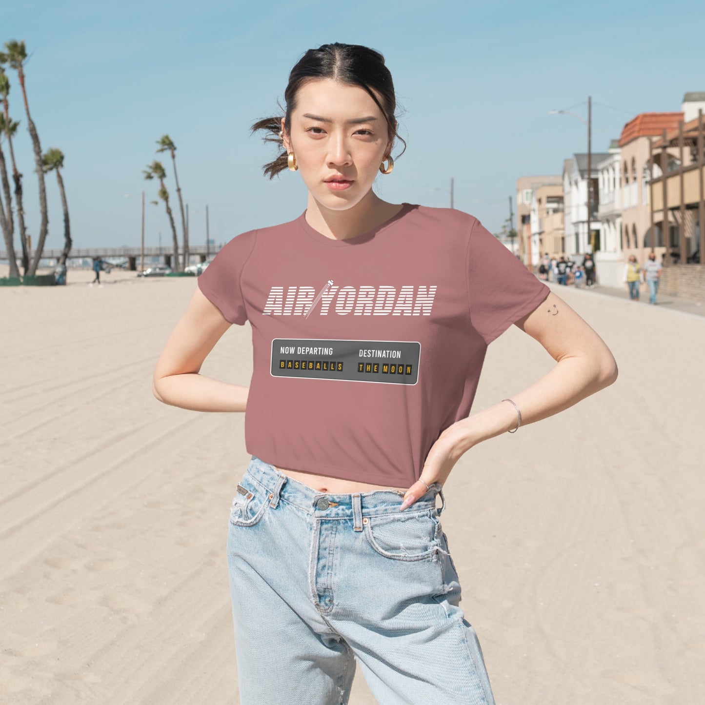 Yordan Airways Cropped Tee