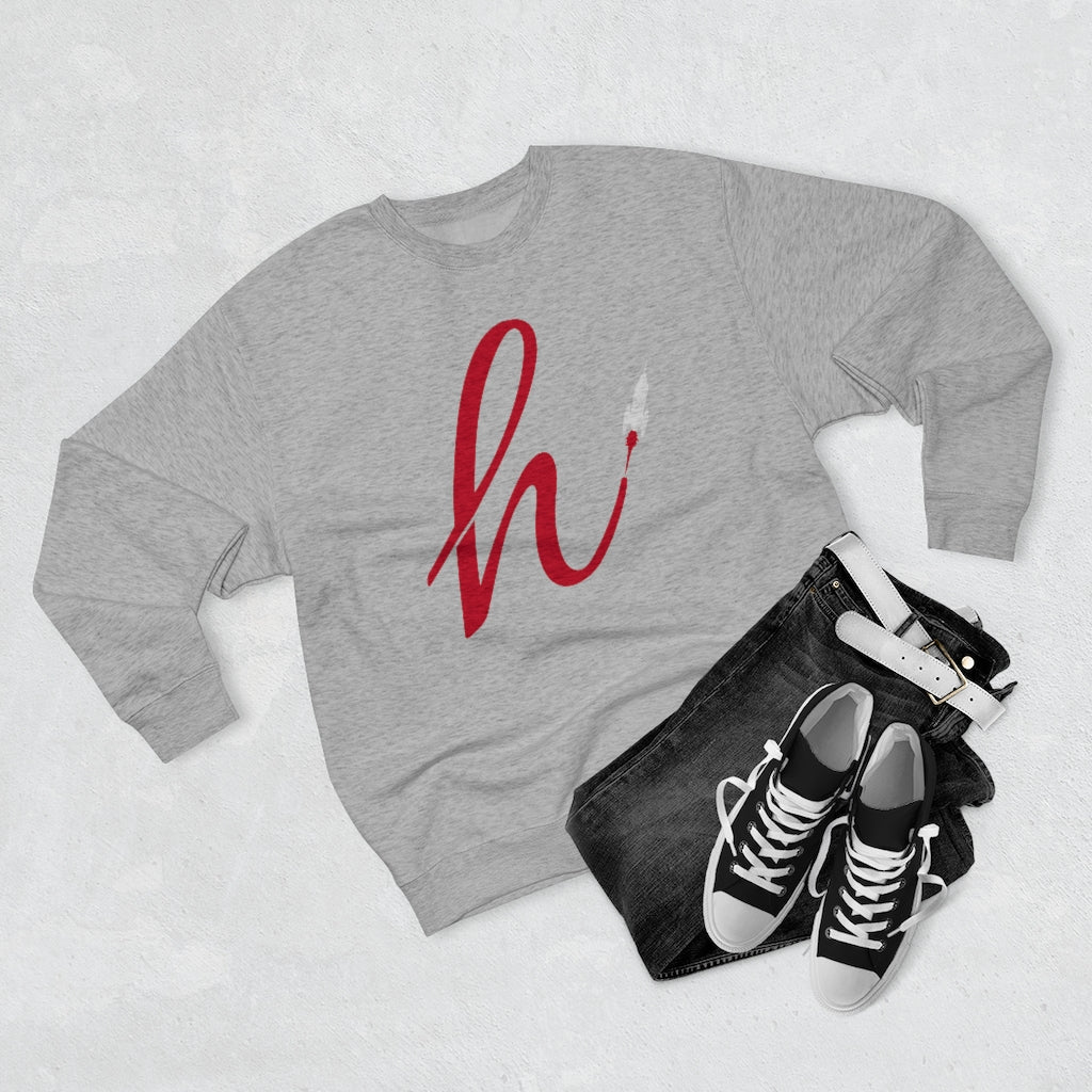 Red H Rocket Premium Crewneck Sweatshirt