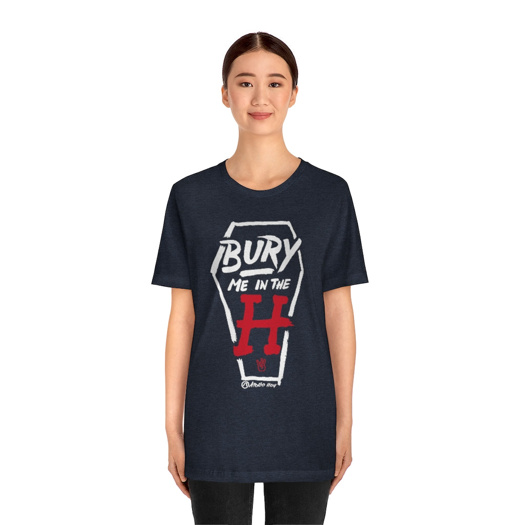 Bury Me In The H (UH Variant) Unisex Jersey Short-Sleeve Tee