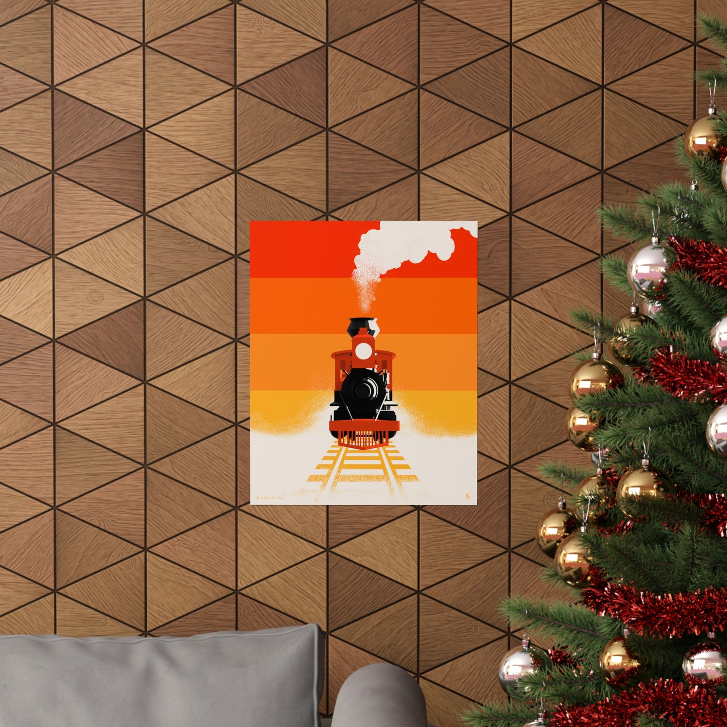 Train - Premium Matte Vertical Print