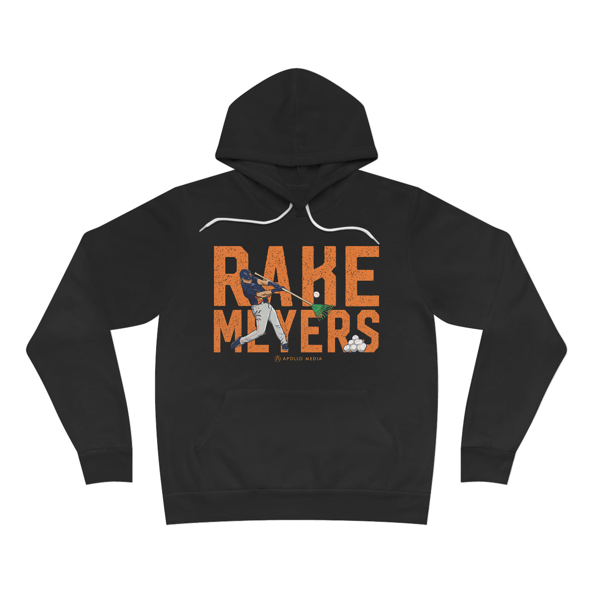 Rake Meyers Unisex Sponge Fleece Premium Pullover Hoodie