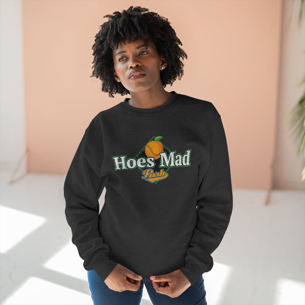 Hoes Mad Premium Crewneck Sweatshirt