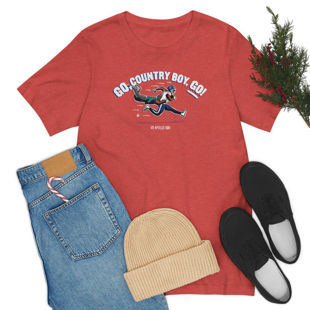 Go, Country Boy, Go! Unisex Jersey Tee