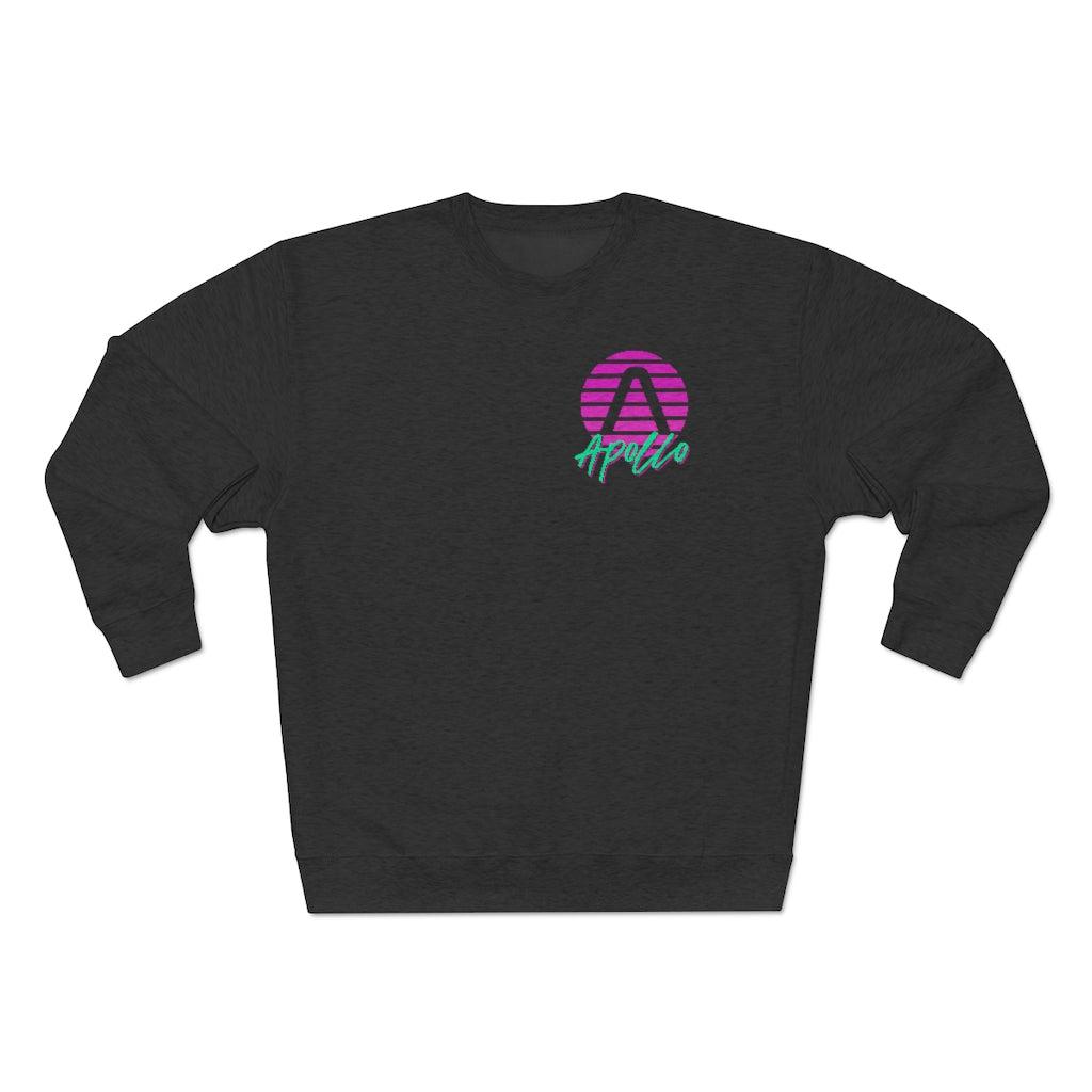 Apollo 80s Unisex Premium Crewneck Sweatshirt