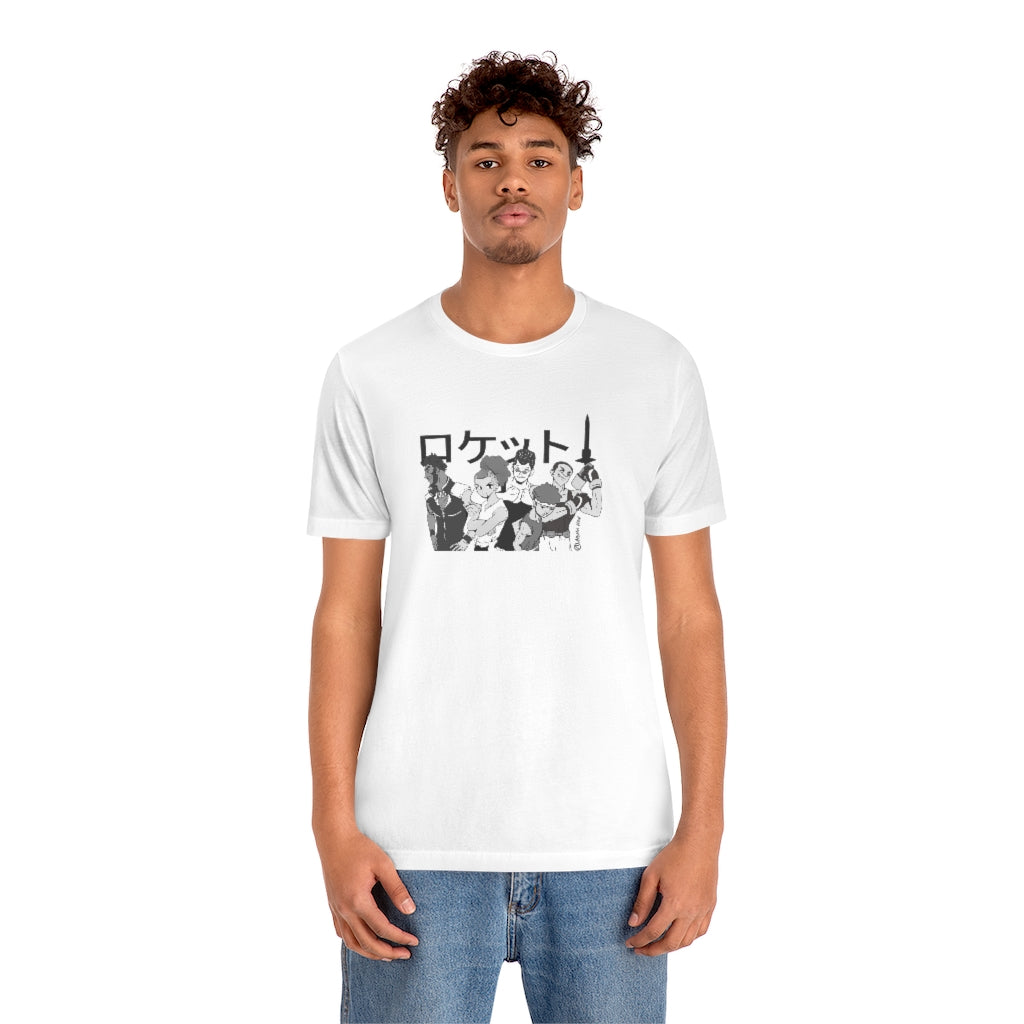 Rokketo Anime Unisex Jersey Tee