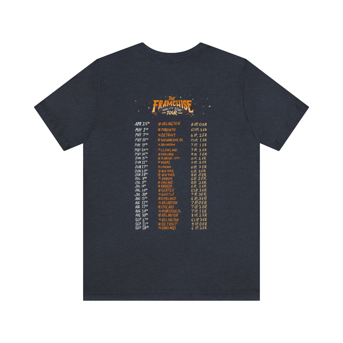 The Framchise QS Tour Unisex Jersey Tee