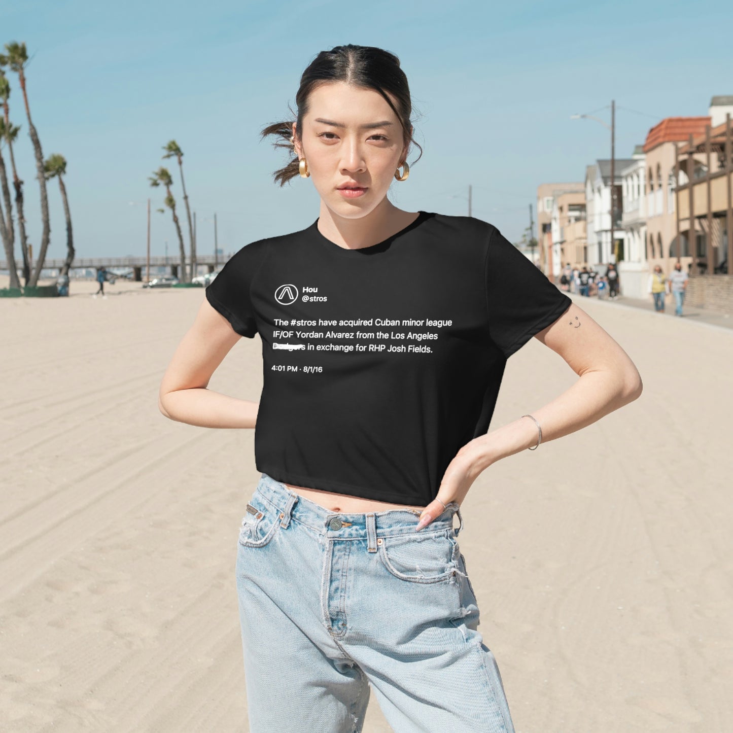 Thank You, LA Cropped Tee
