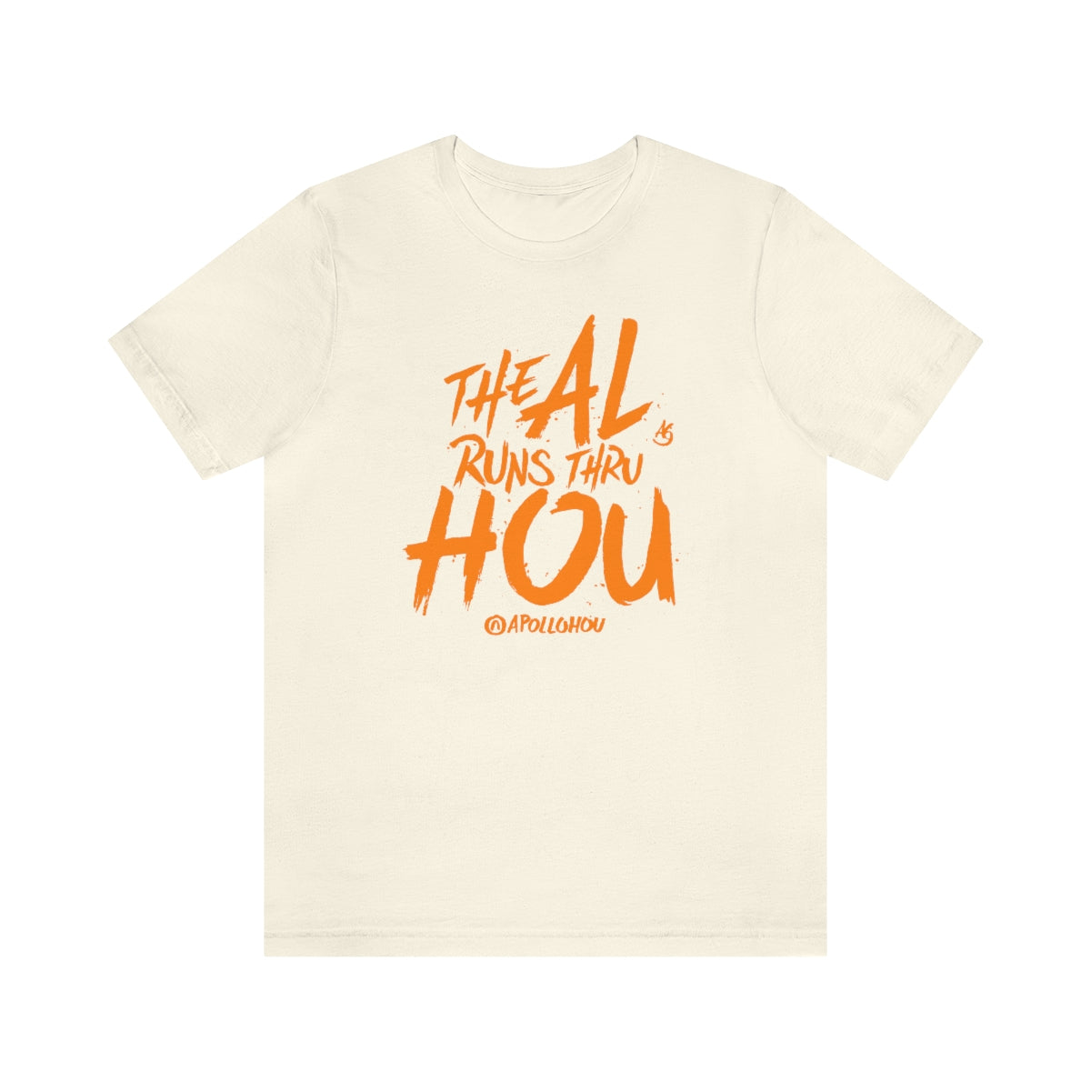 The AL Runs Thru HOU Unisex Jersey Tee