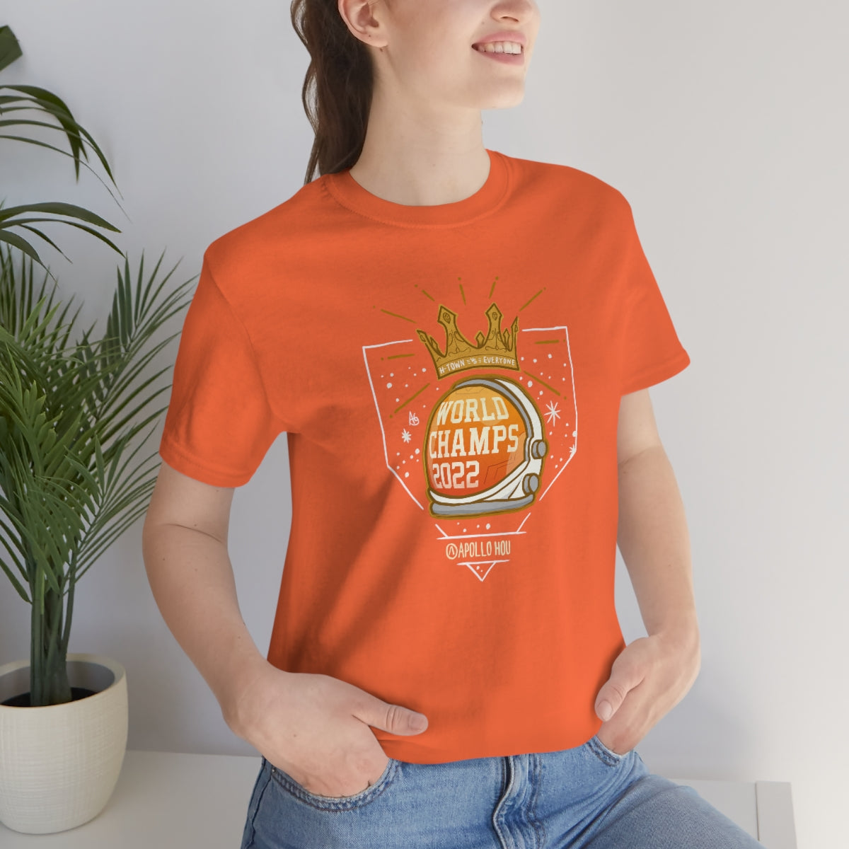 World Champs 2022 Spaceman Helmet Unisex Jersey Tee