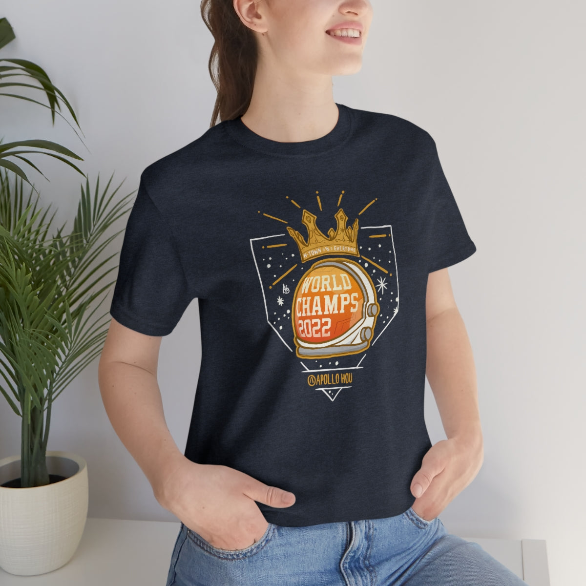 World Champs 2022 Spaceman Helmet Unisex Jersey Tee