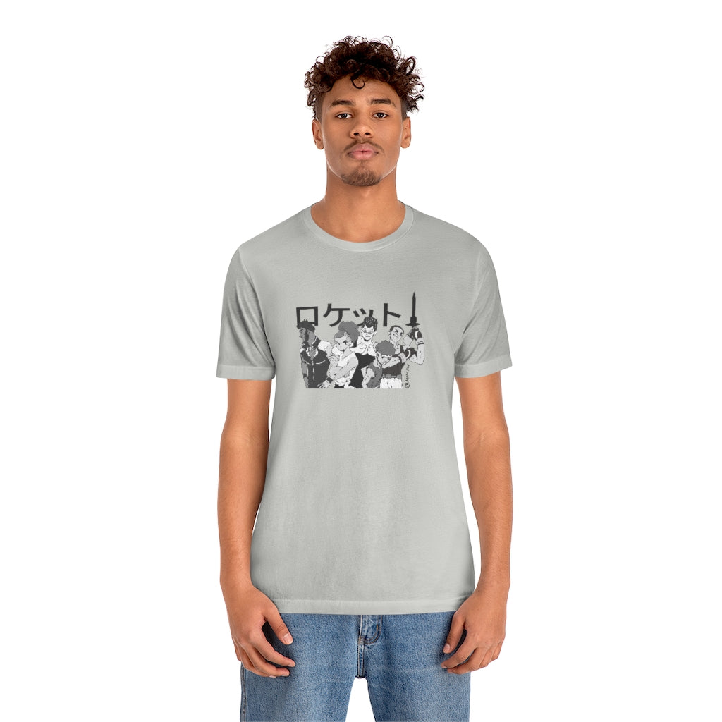 Rokketo Anime Unisex Jersey Tee