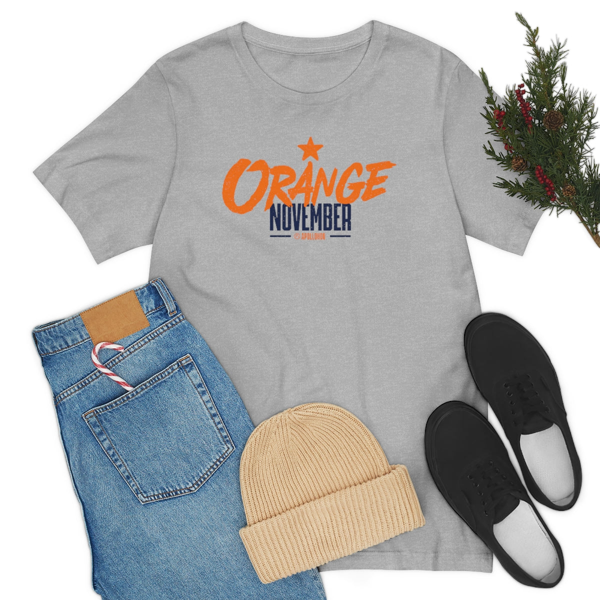 Orange November Unisex Jersey Tee