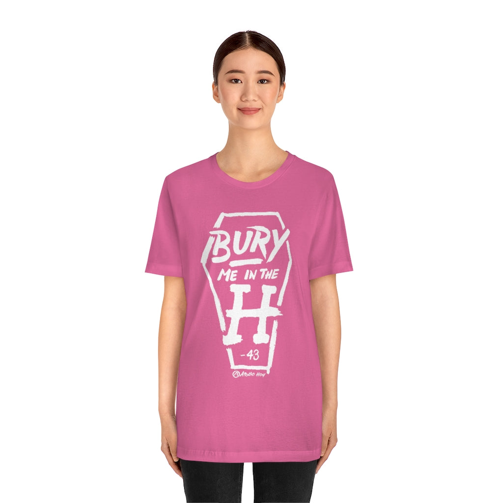 Bury Me In The H (Coffin Variant) Unisex Jersey Short-Sleeve Tee
