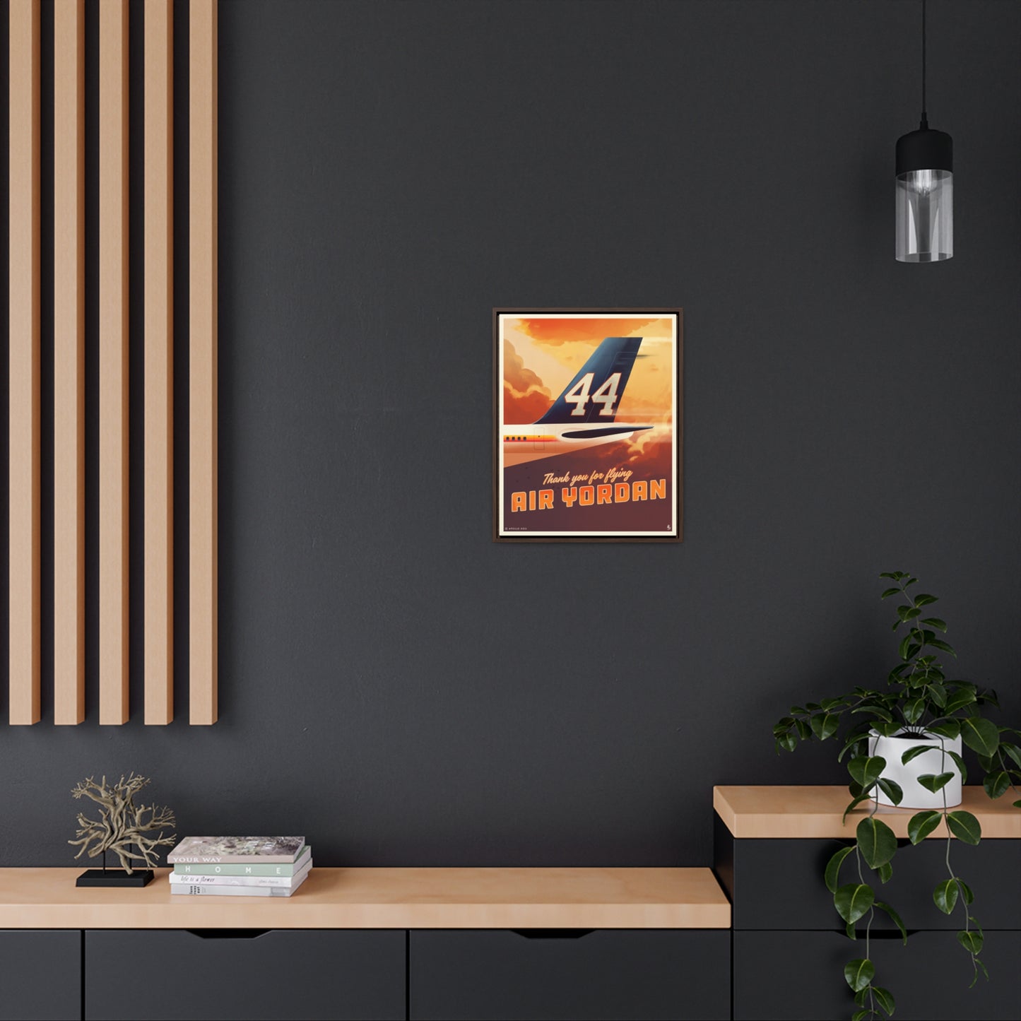 "Air Yordan" - Premium Canvas Wrap with Vertical Frame 16x20