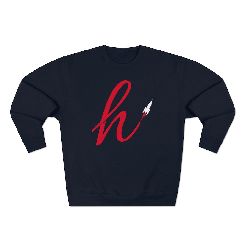 Red H Rocket Premium Crewneck Sweatshirt