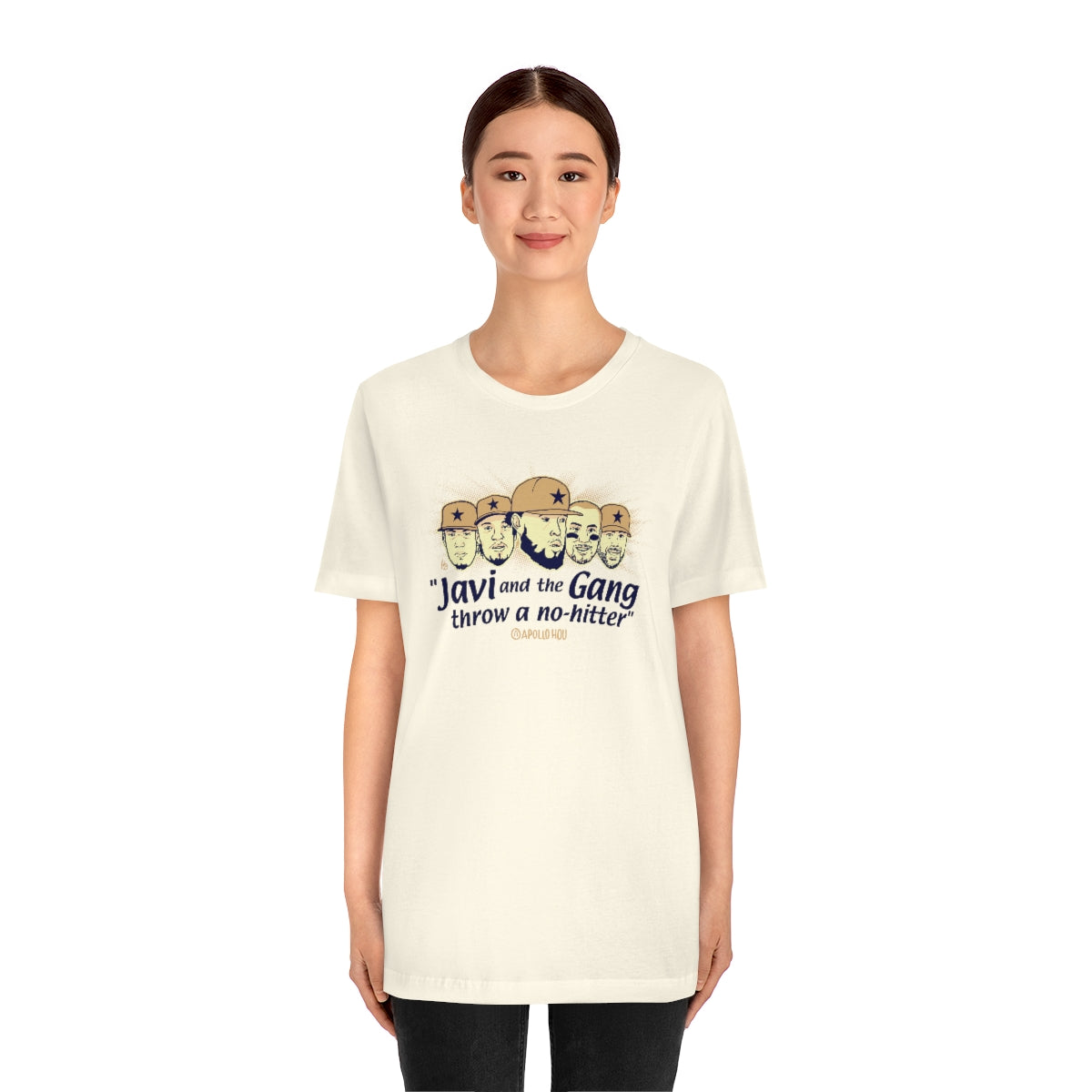 "Javi and the GANG throw a no-hitter" Unisex Jersey Tee