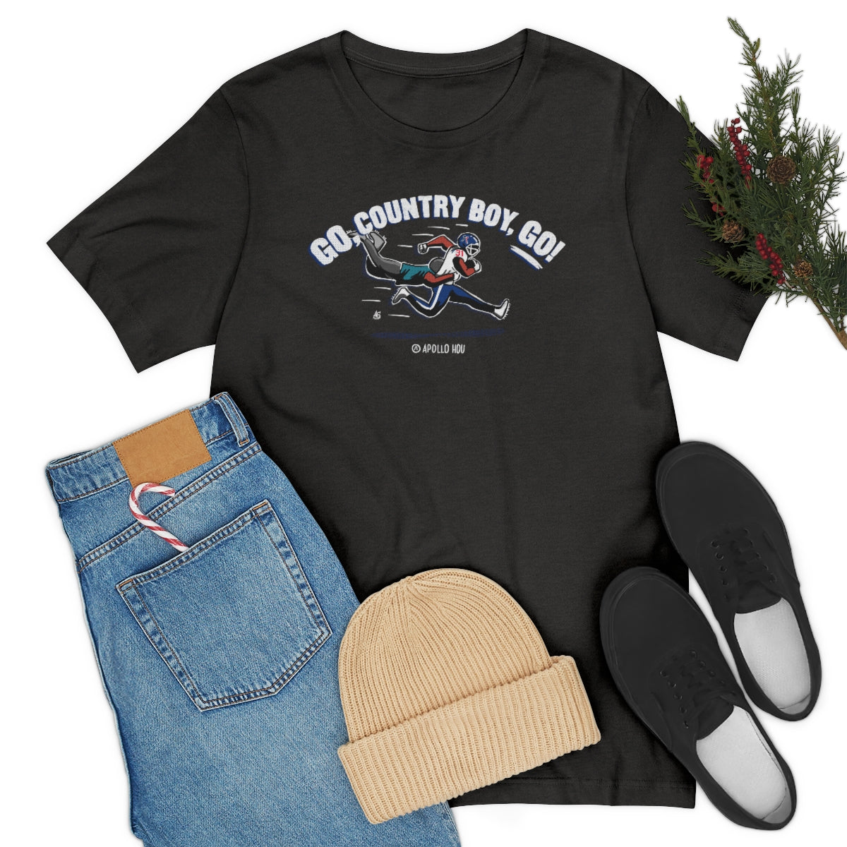 Go, Country Boy, Go! Unisex Jersey Tee