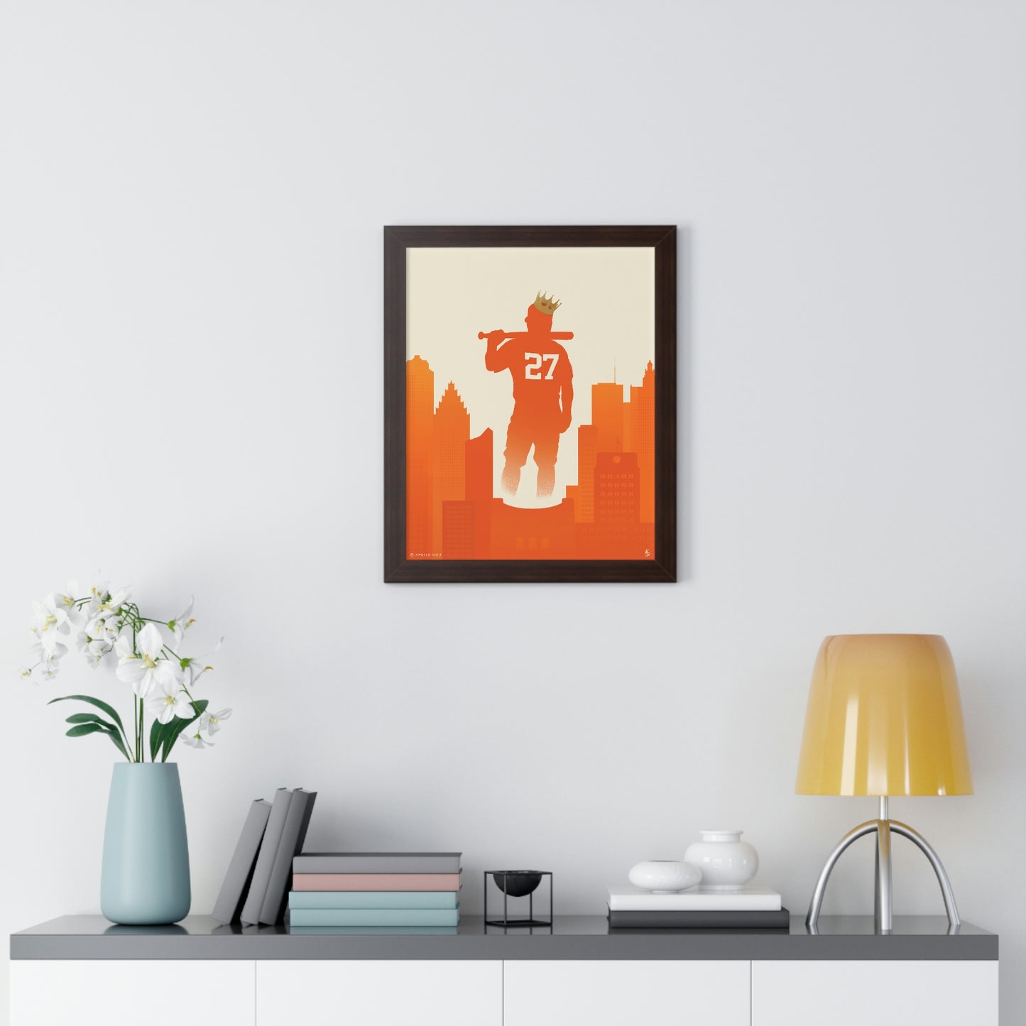 El Gigante - Framed Vertical Print