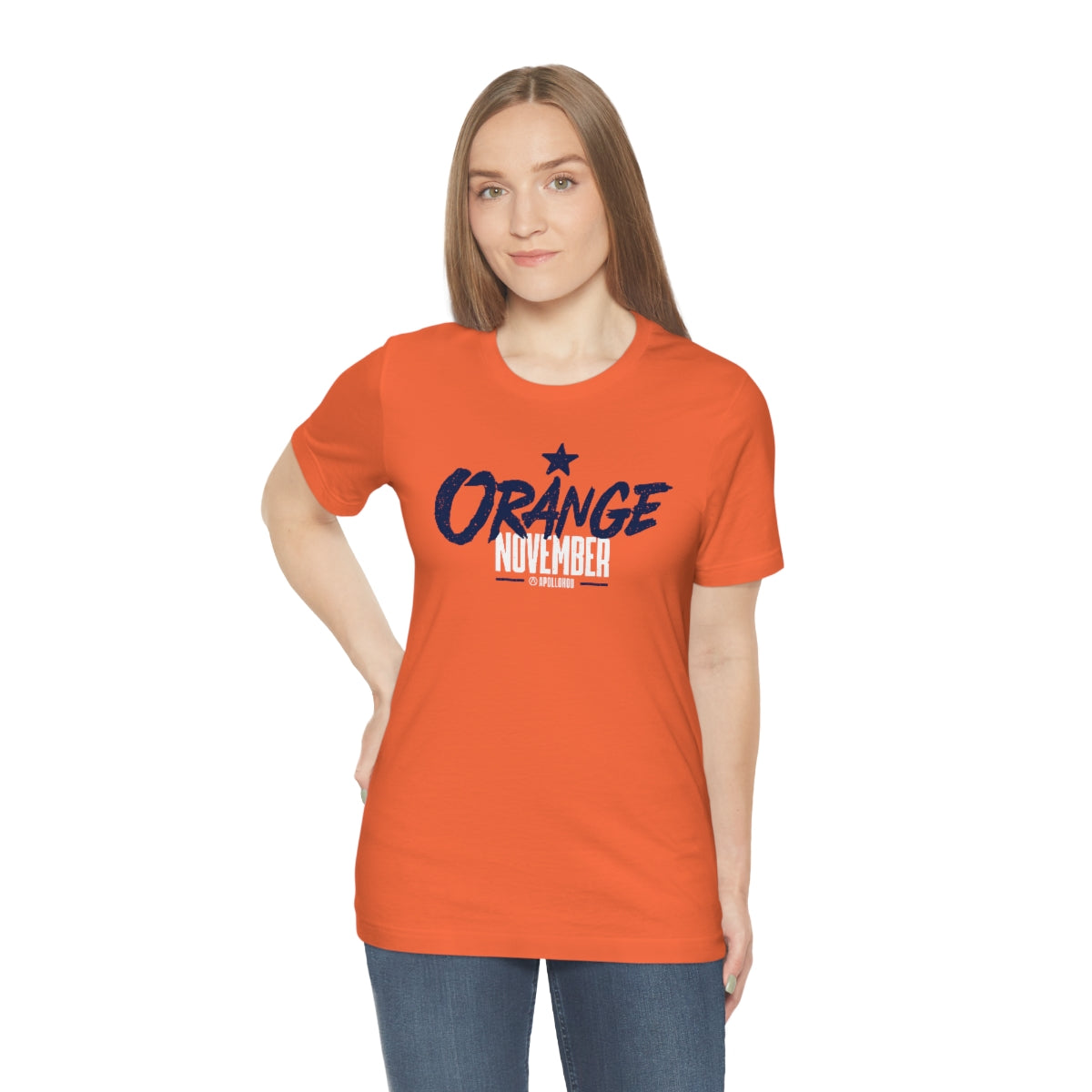 Orange November Unisex Jersey Tee