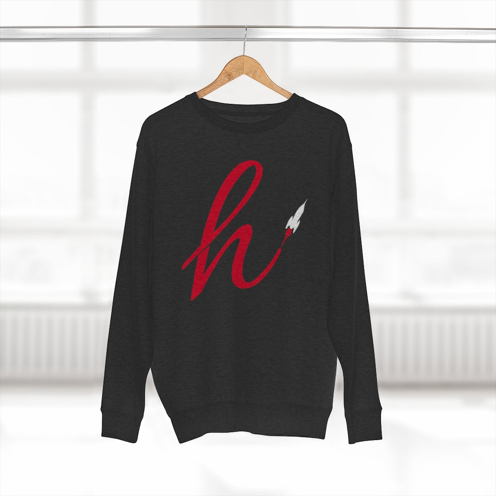 Red H Rocket Premium Crewneck Sweatshirt