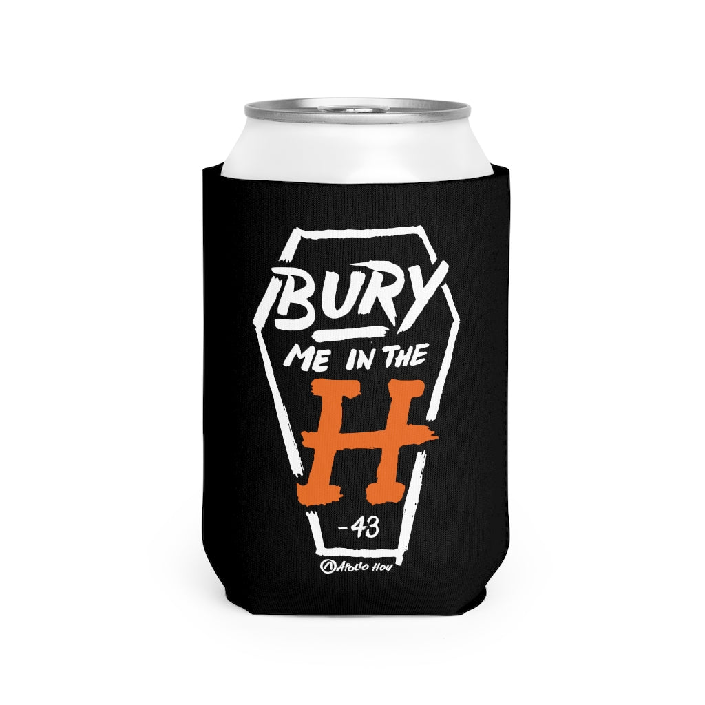 Bury Me In The H (Coffin Variant) Black Koozie
