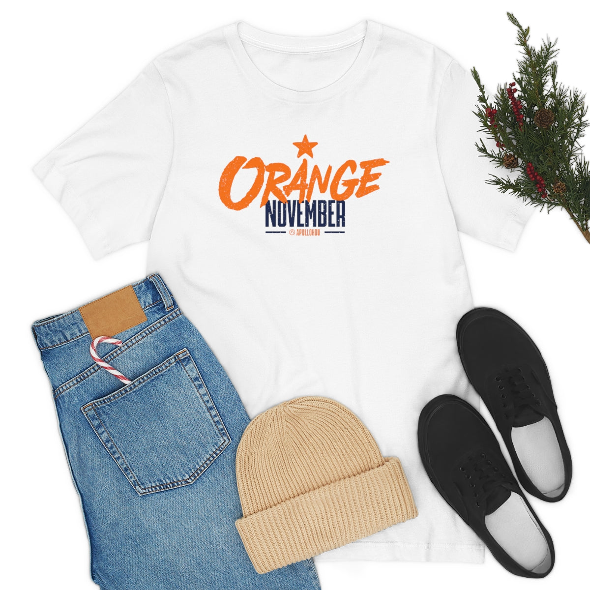 Orange November Unisex Jersey Tee