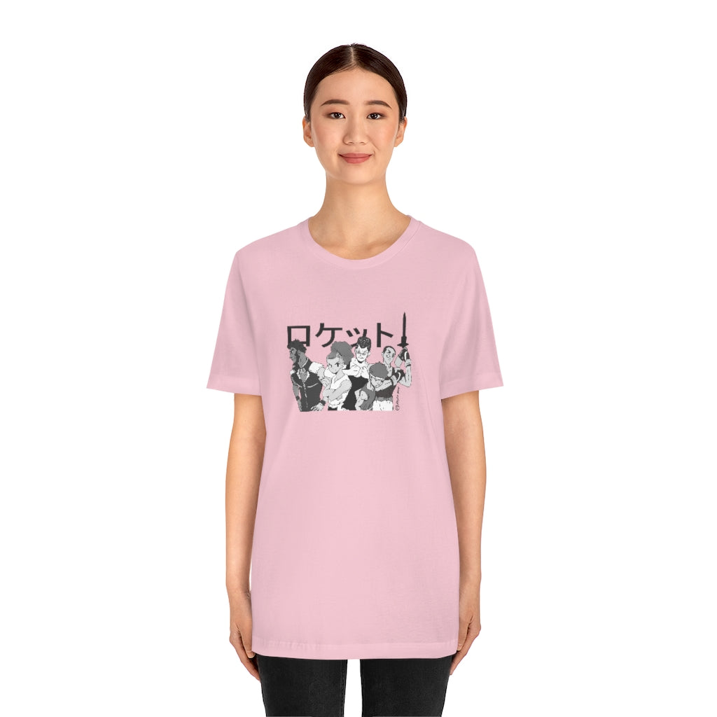 Rokketo Anime Unisex Jersey Tee