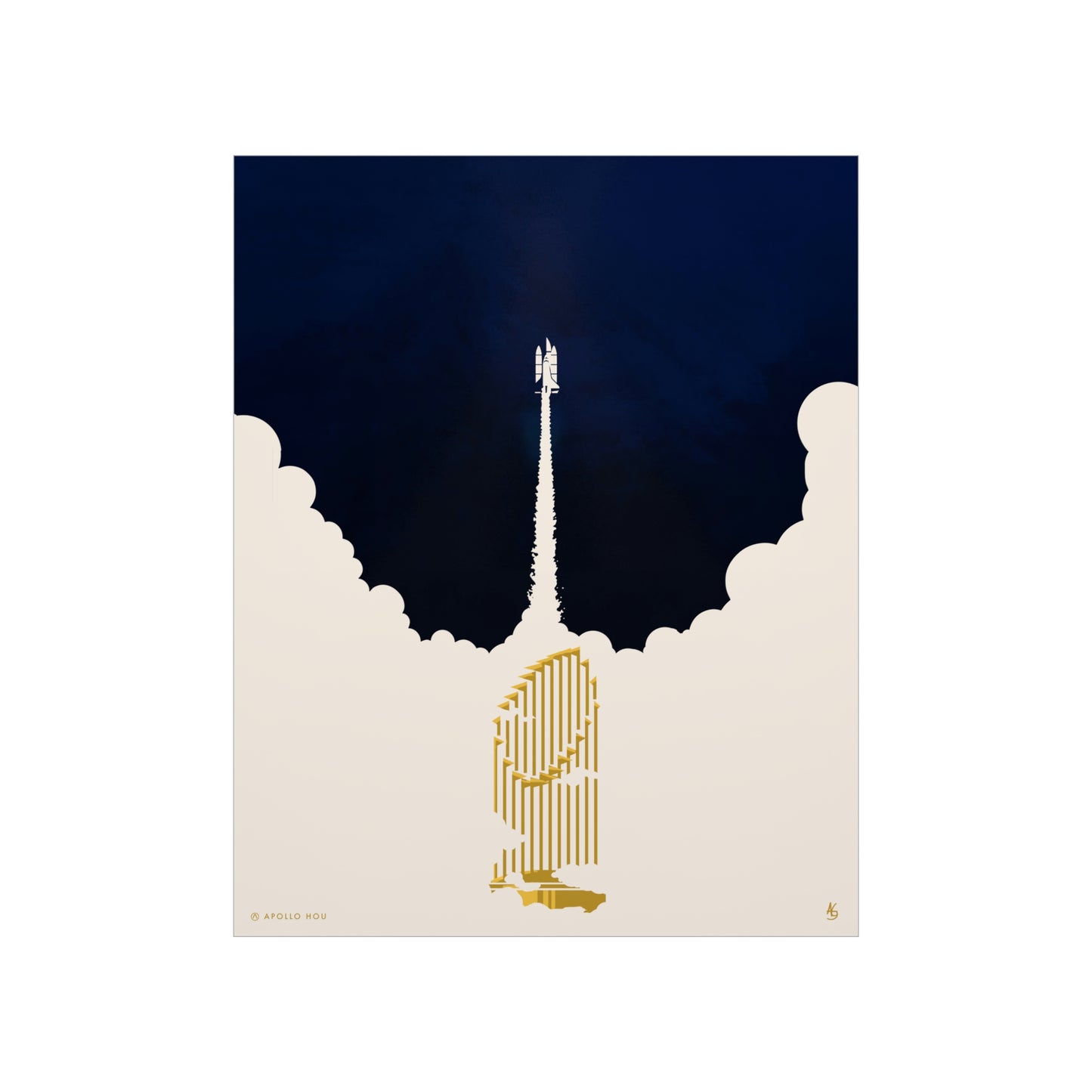 Blastoff - Premium Matte Vertical Print
