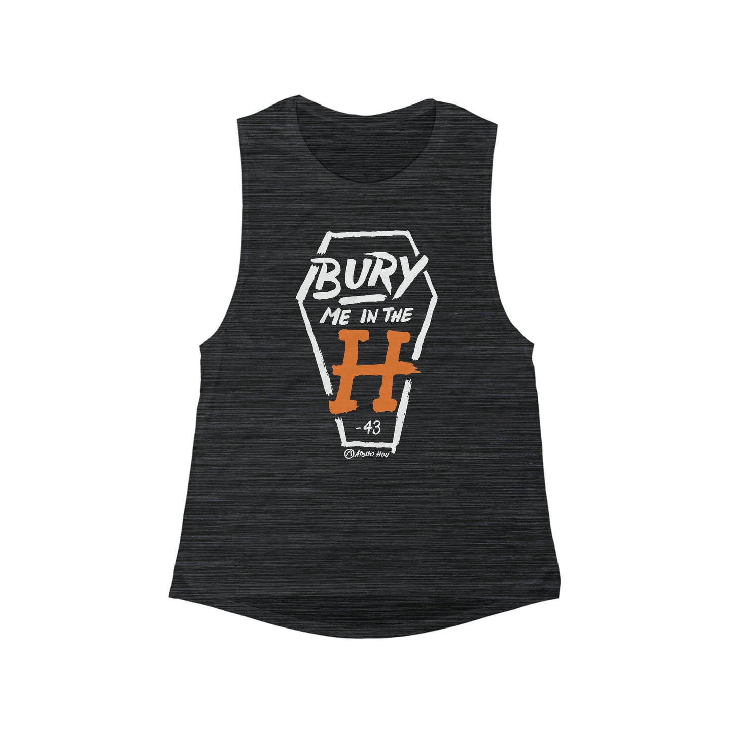 Bury Me in the H (Coffin Variant) Ladies Scoop Muscle Tank