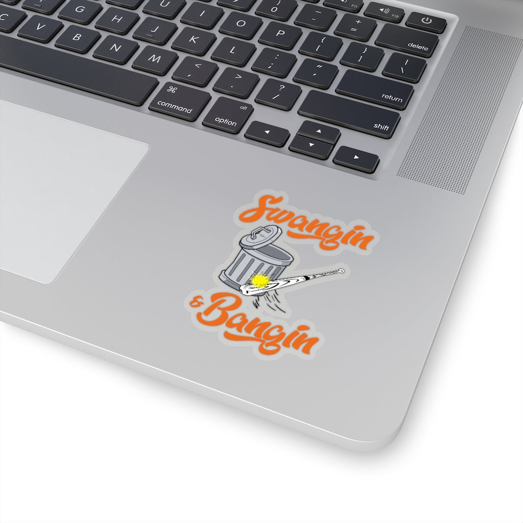 Swangin & Bangin Kiss-Cut Sticker