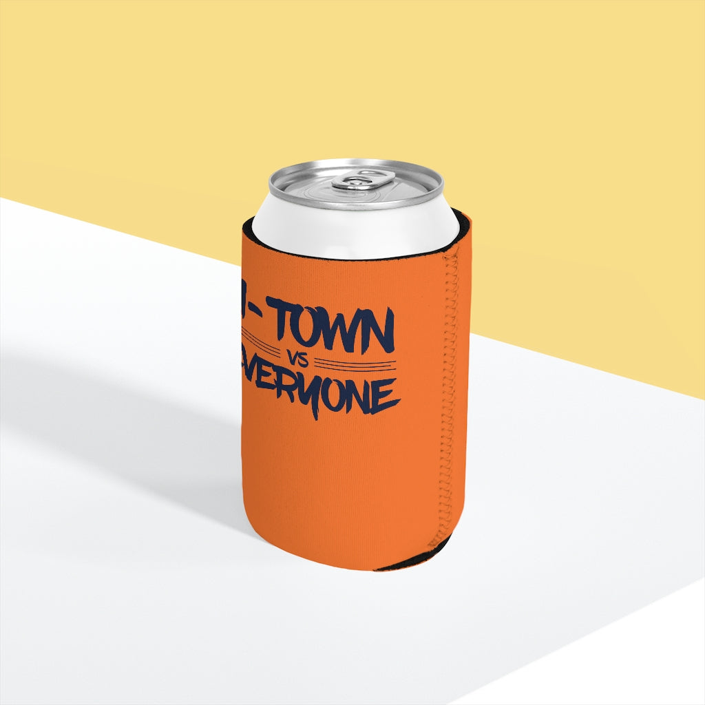 H-Town vs Everyone Orange/Navy Koozie