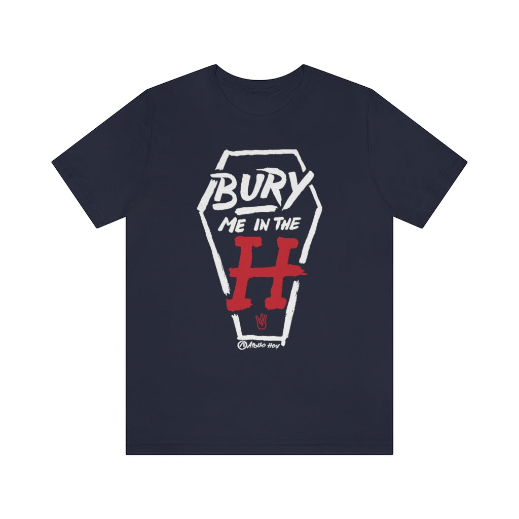 Bury Me In The H (UH Variant) Unisex Jersey Short-Sleeve Tee