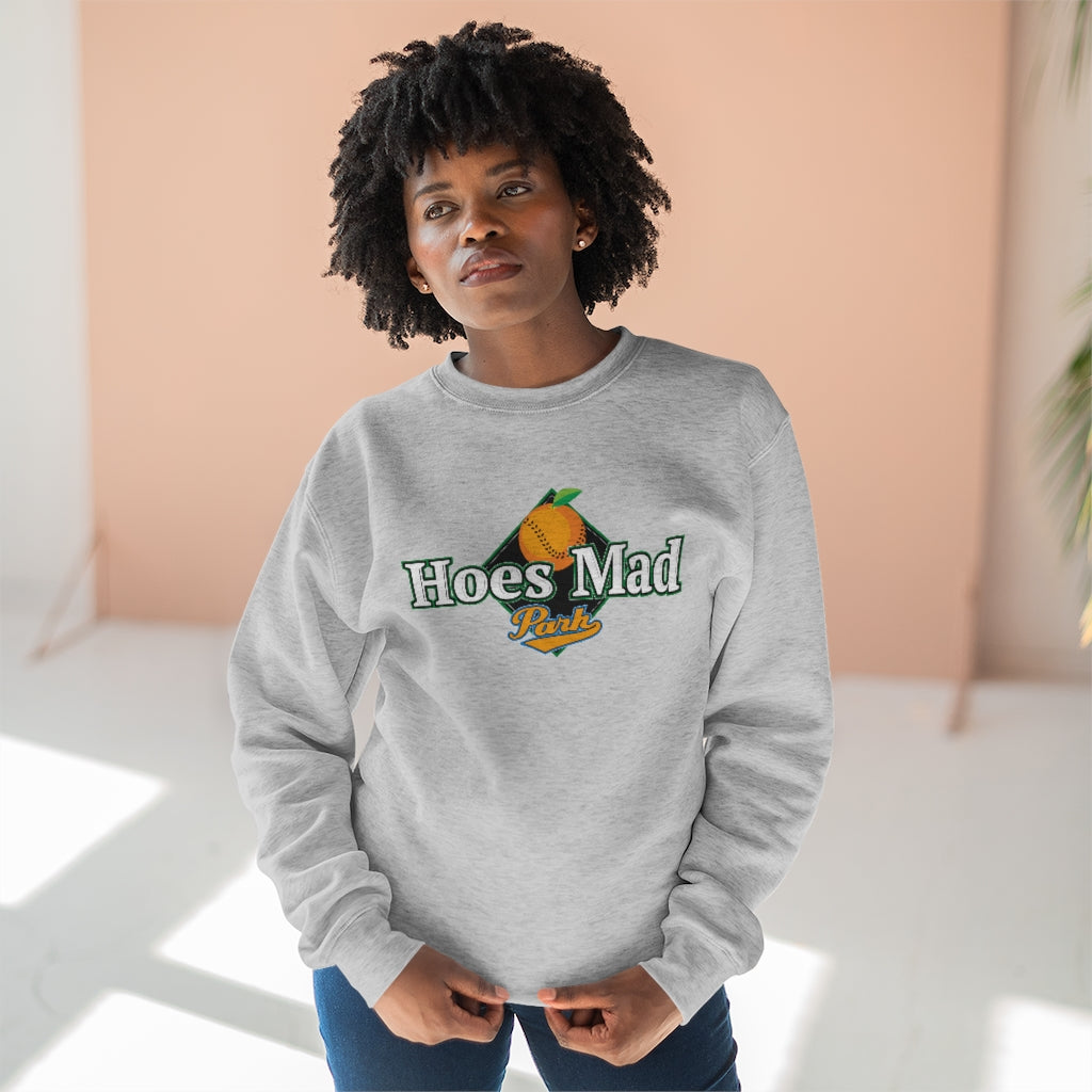 Hoes Mad Premium Crewneck Sweatshirt
