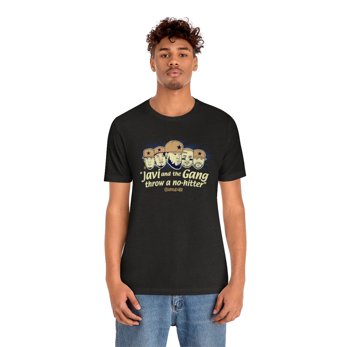 "Javi and the GANG throw a no-hitter" Unisex Jersey Tee