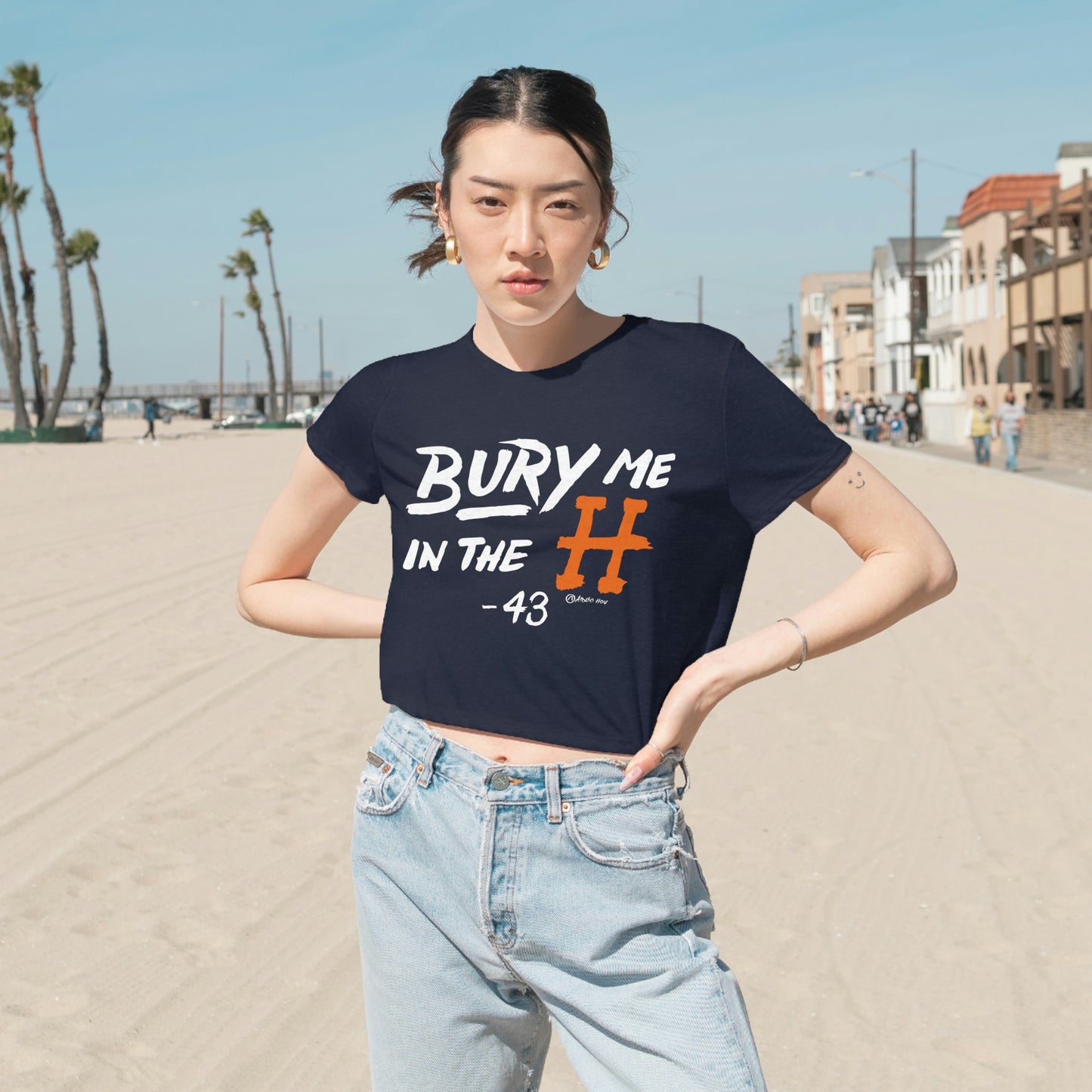 Bury Me In The H Cropped Tee