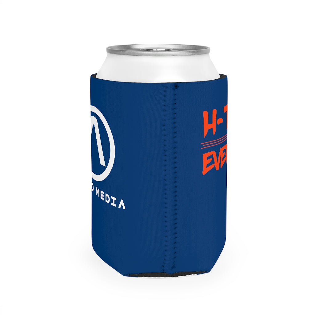 H-Town vs Everyone Navy/Orange Koozie