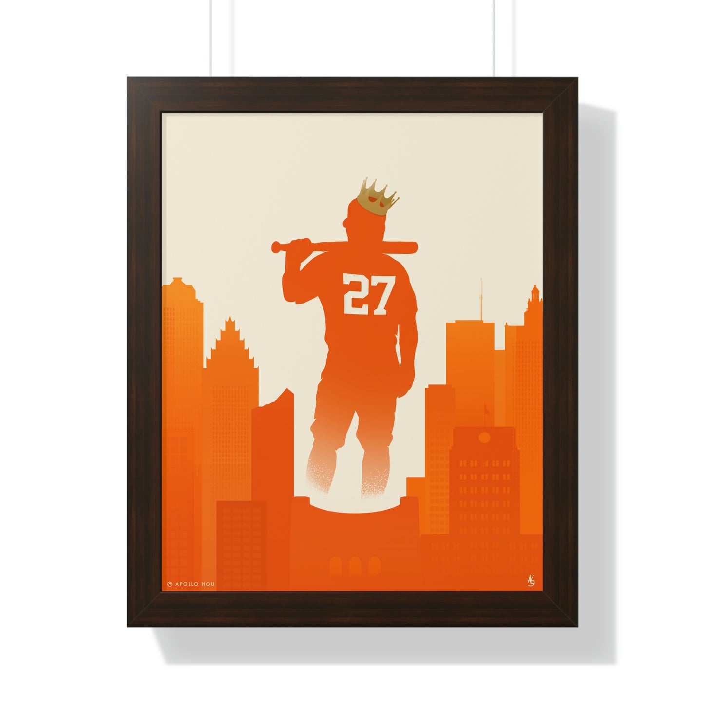 El Gigante - Framed Vertical Print