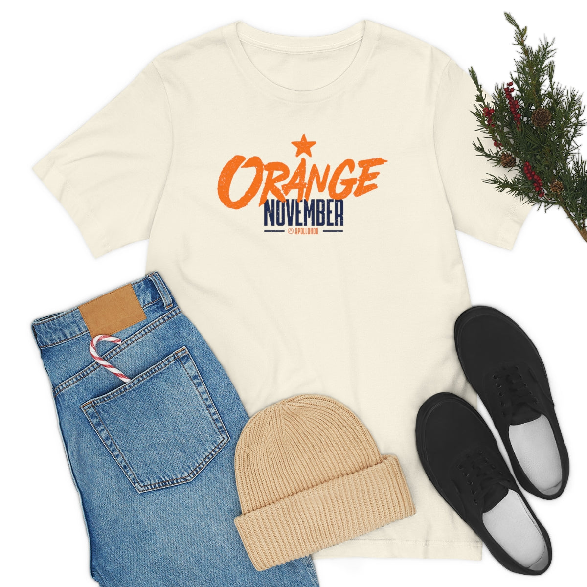 Orange November Unisex Jersey Tee