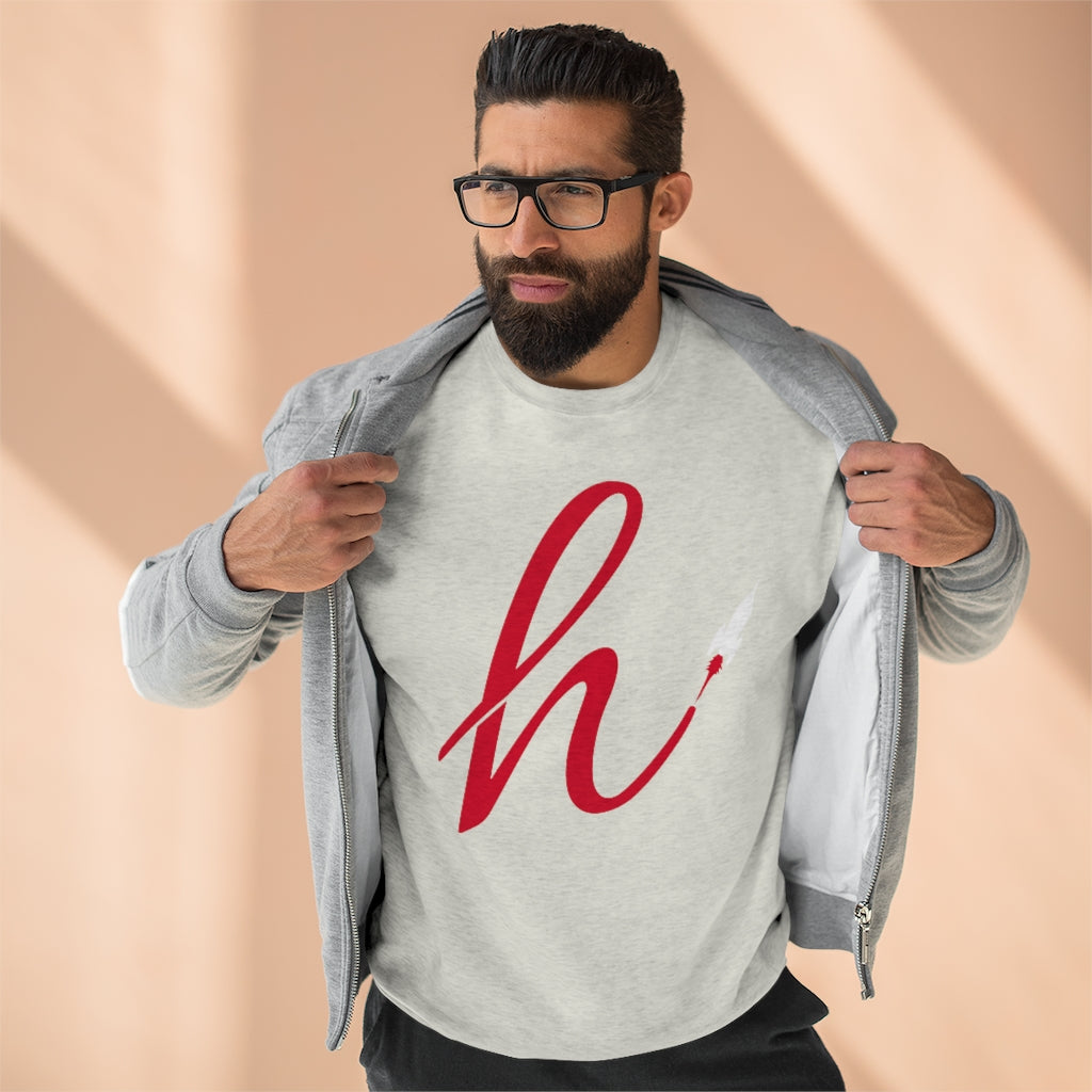 Red H Rocket Premium Crewneck Sweatshirt