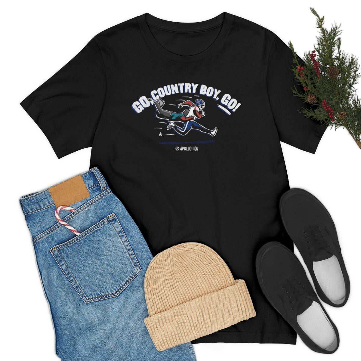 Go, Country Boy, Go! Unisex Jersey Tee