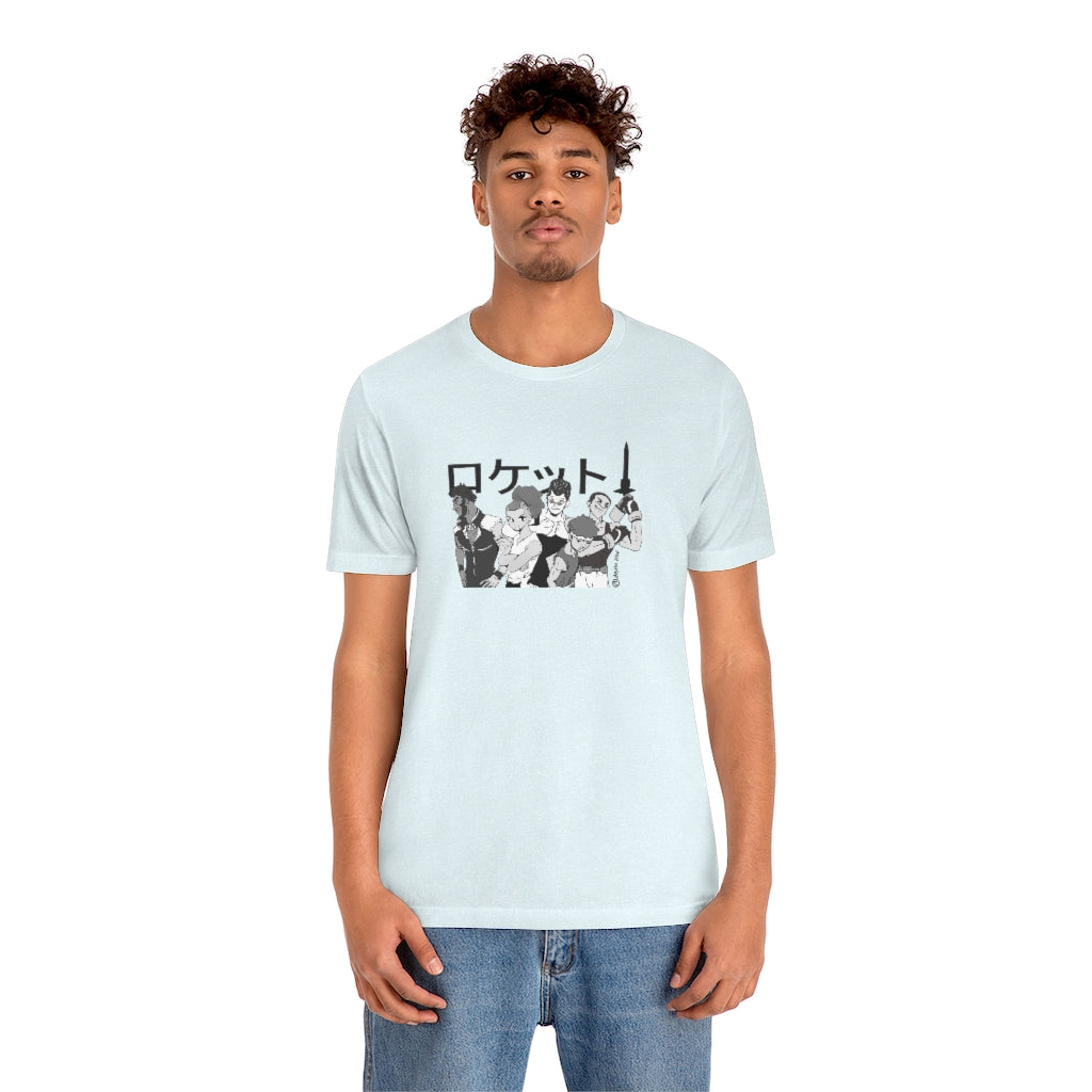 Rokketo Anime Unisex Jersey Tee