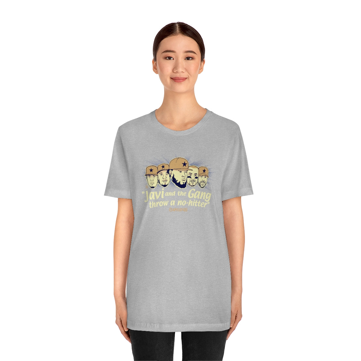 "Javi and the GANG throw a no-hitter" Unisex Jersey Tee