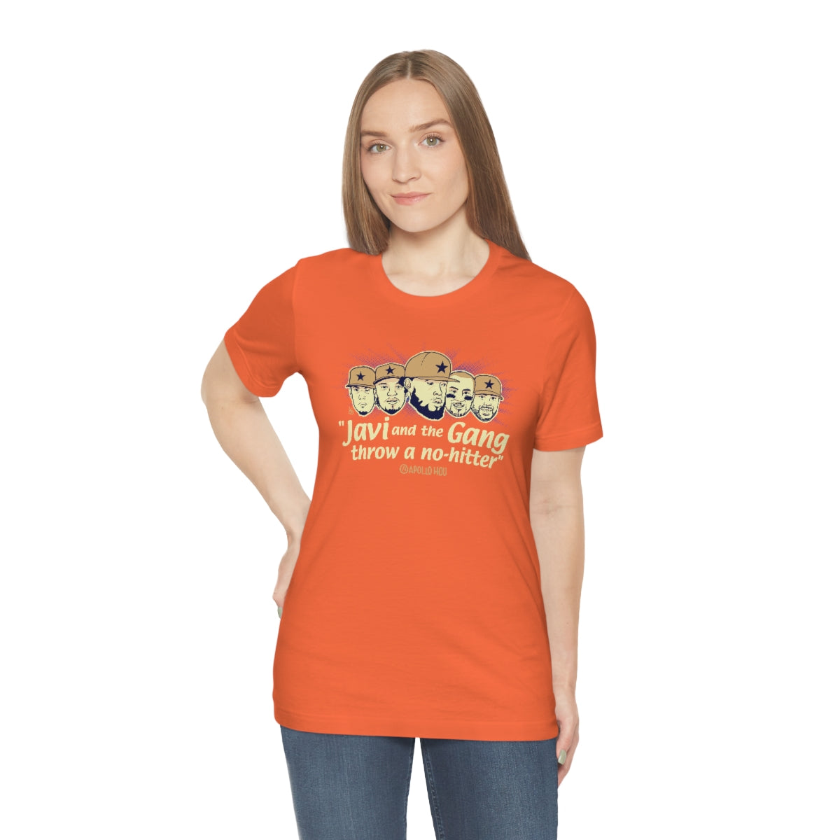 "Javi and the GANG throw a no-hitter" Unisex Jersey Tee