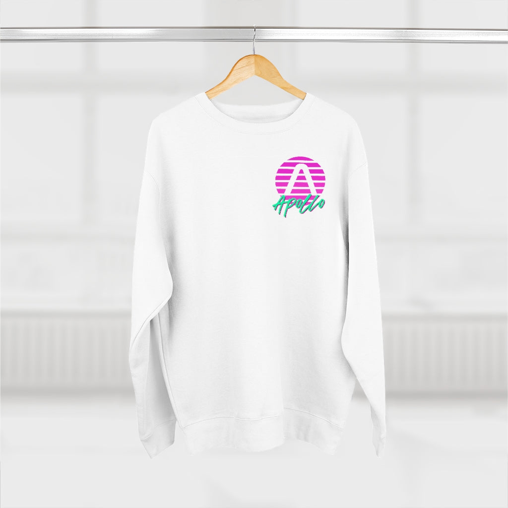 Apollo 80s Unisex Premium Crewneck Sweatshirt
