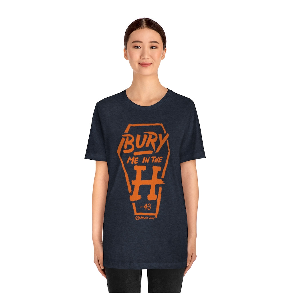 Bury Me In The H (Coffin Variant) Unisex Jersey Short-Sleeve Tee